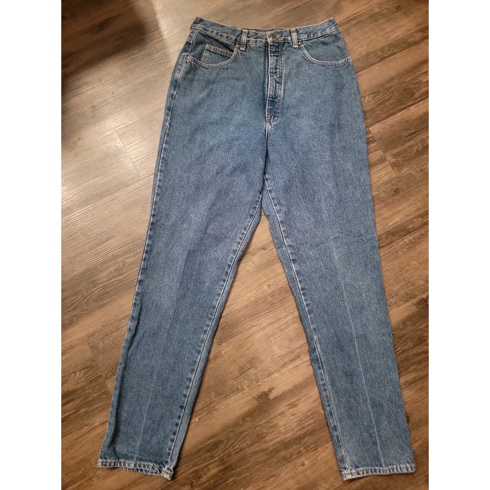 Eddie Bauer Vintage High Rise Straight Leg Jeans Medium Wash 16 Tall